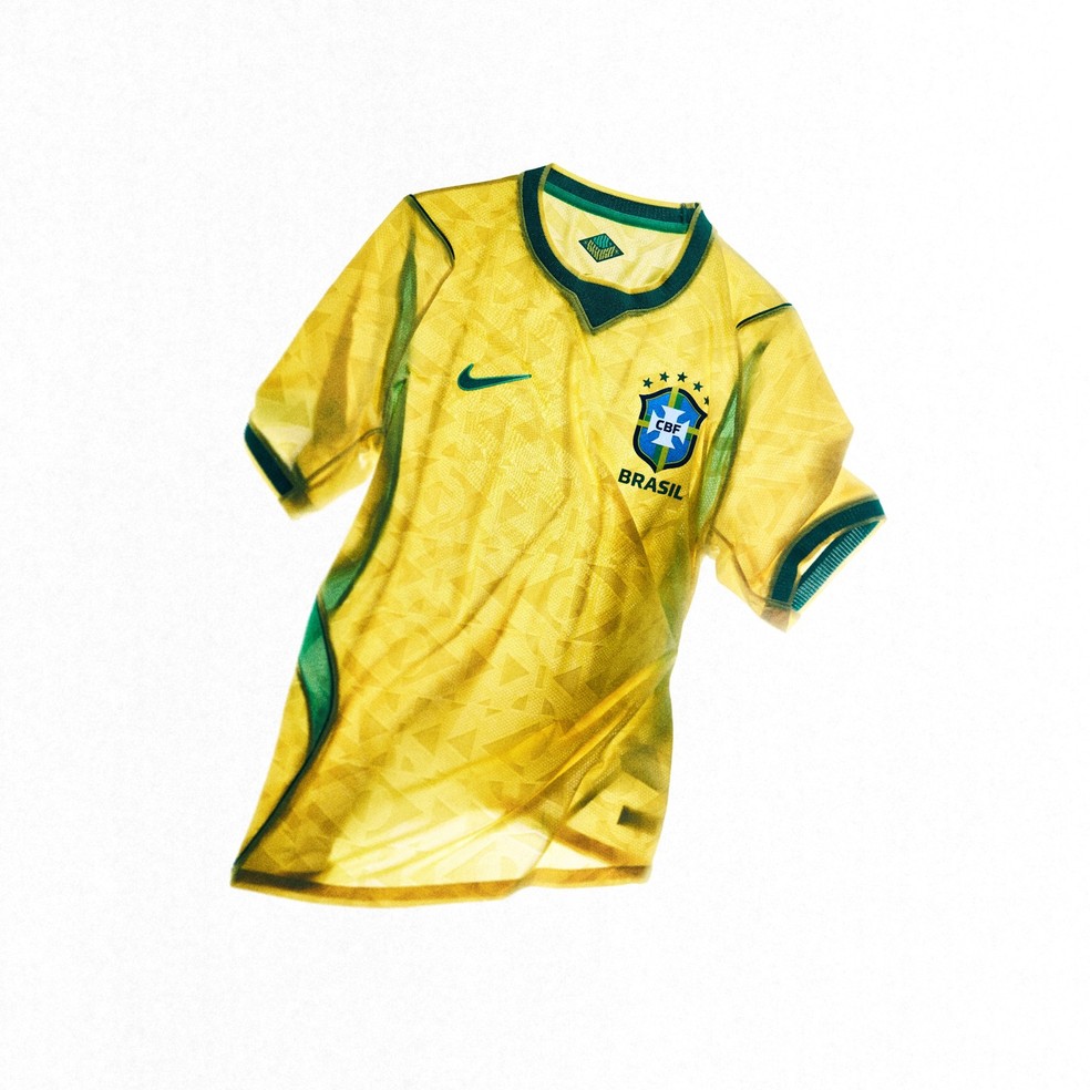 Nova camisa número 1 da seleção brasileira — Foto: Divulgação / Nike