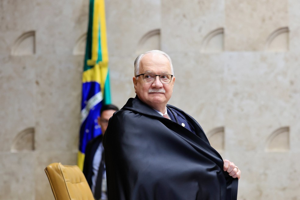 O ministro Edson Fachin, do Supremo Tribunal Federal — Foto: Fellipe Sampaio/STF