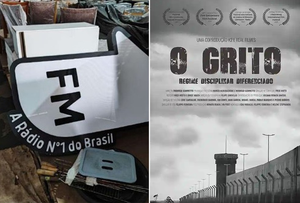 Cigarreira montou rádio na Avenida Paulista e até uma produtora que financiou documentário "O grito", da Netflix — Foto: Reprodução e divulgação