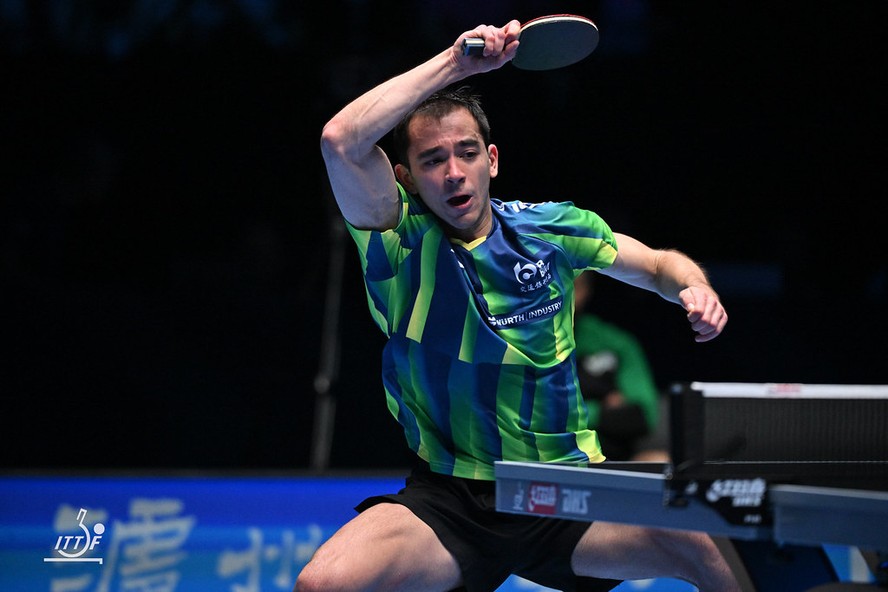 Hugo Calderano na Copa do Mundo de Tênis de Mesa