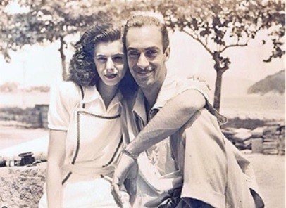 Janet Clare and her husband Dias Gomez in Santos - Photo: Disclosure