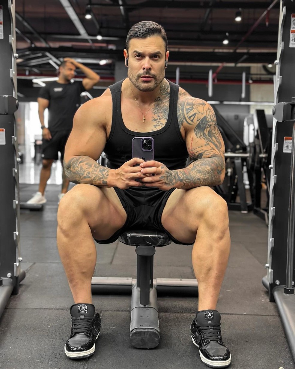 Rafael Varela é o novo personal trainer da cantora Maiara — Foto: Reprodução/Instagram