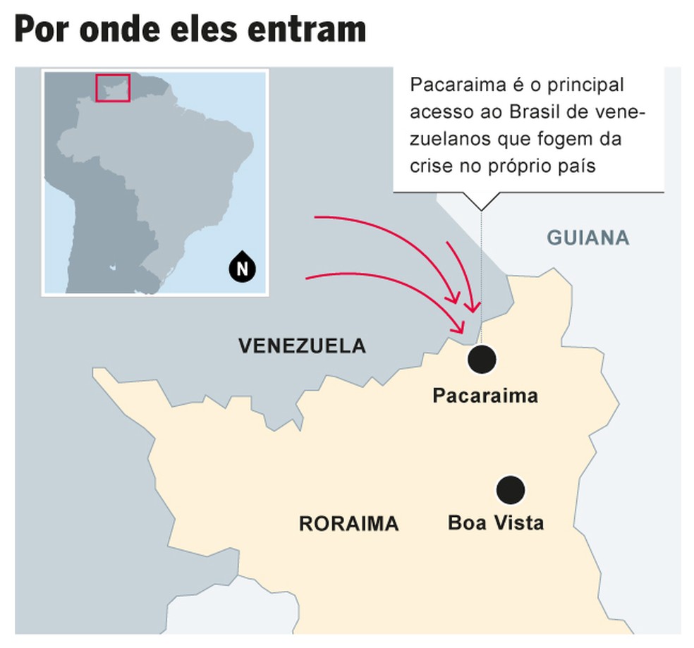 Por onde eles entram — Foto: Editoria de Arte