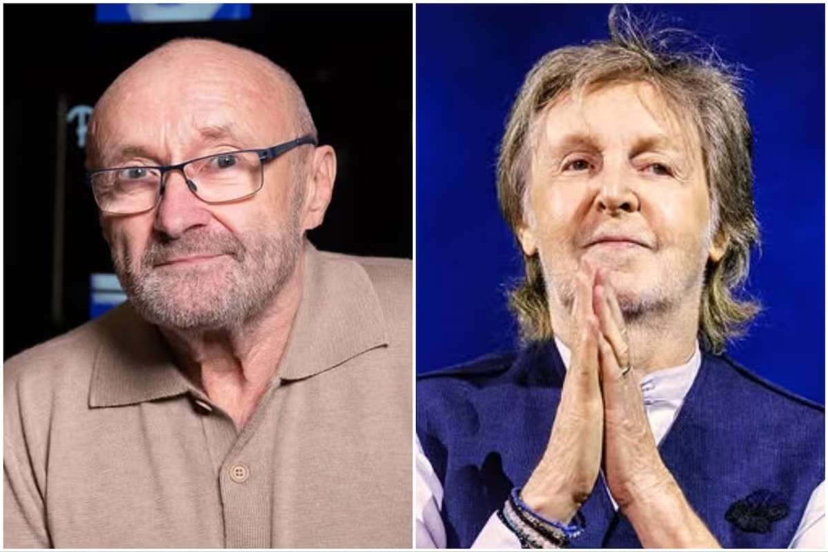 Phil Collins e Paul McCartney se reconciliam após décadas de tensão