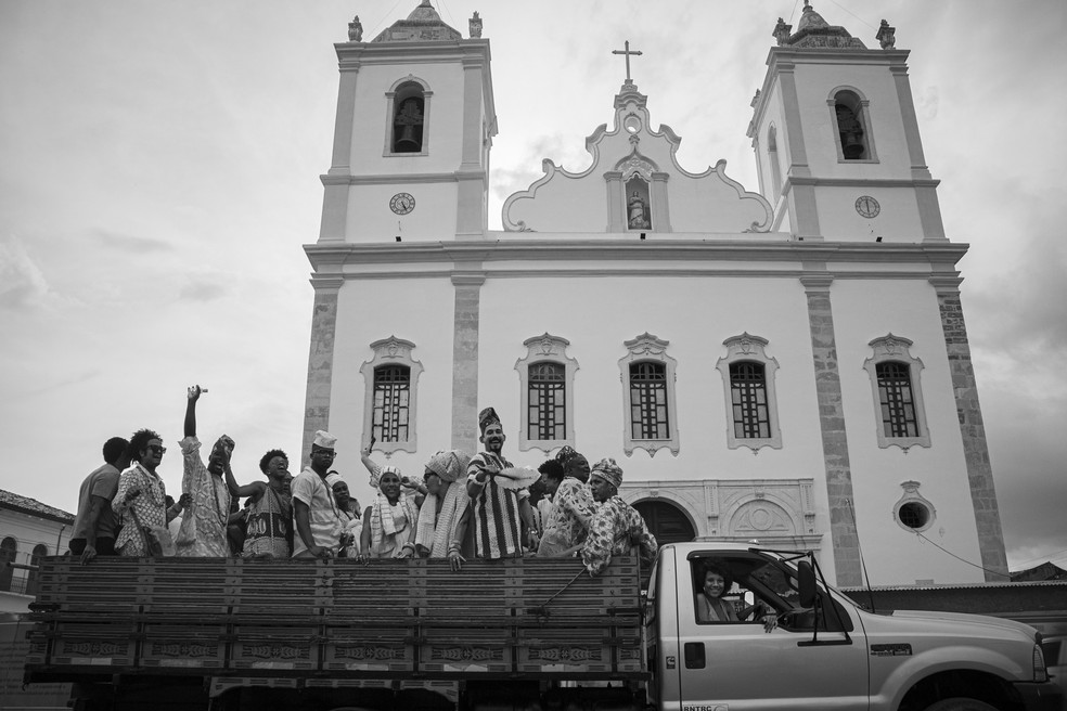 O Bembé do Mercado em Santo Amaro da Purificação, no Recôncavo Baiano — Foto: Roque Boa Morte