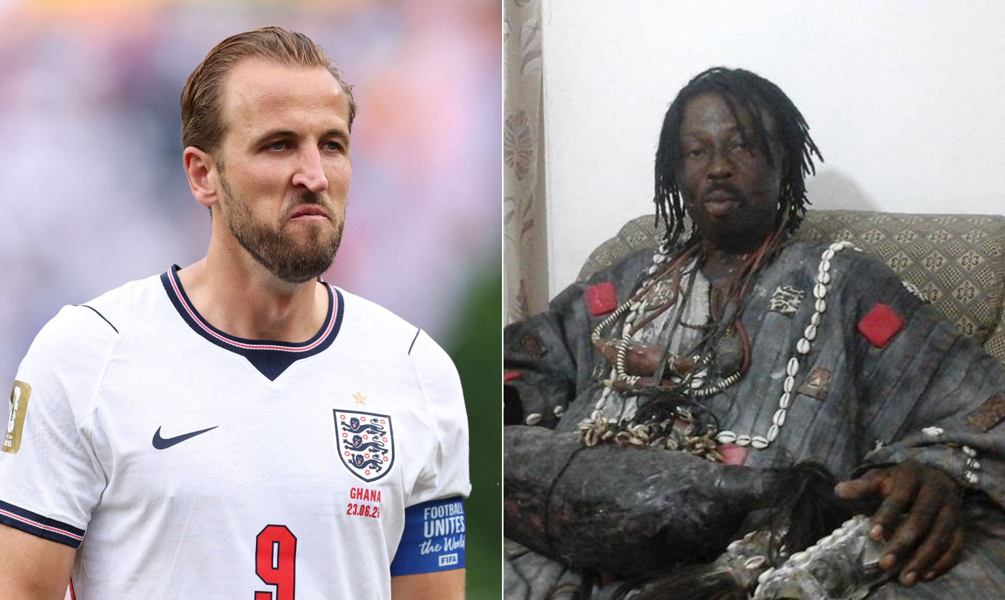Harry Kane amaldiçoado? Atacante vira piada nas redes após vídeo que revela 'magia' de 'feiticeiro' ganês; entenda