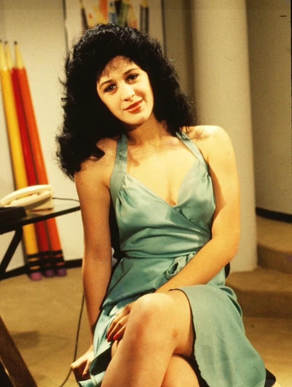 Claudia Raia nos anos 1980 — Foto: Reprodução/Instagram