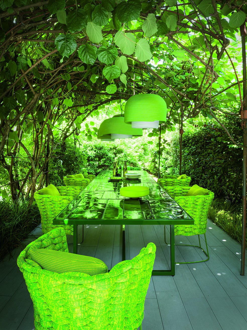 Trabalhos da designer italiana Paola Lenti — Foto: Sergio Chimenti