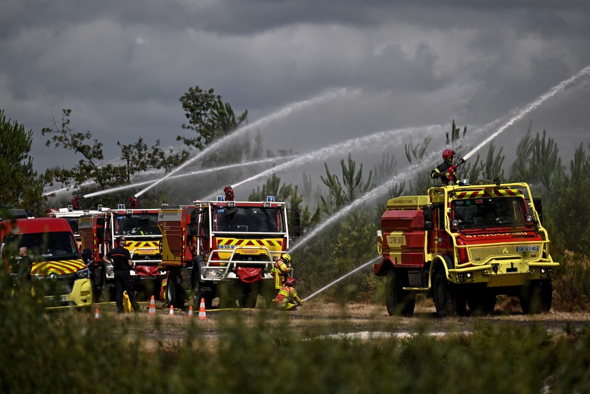 Em meio a onda de calor, Europa registra seca no norte da Itália e incêndios florestais na França e Espanha