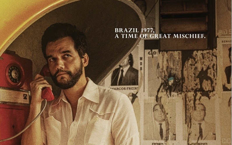 'O agente secreto': Distribuidora americana divulga cartaz internacional do filme estrelado por Wagner Moura