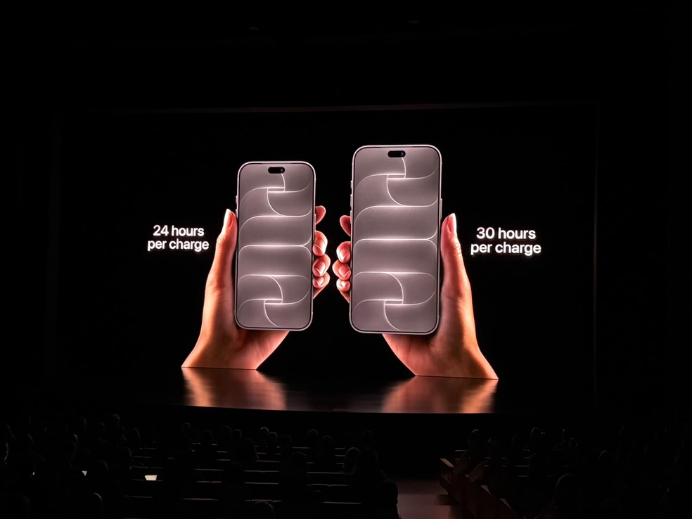 Apple apresenta as novas baterias, de maior duração — Foto: Bruno Rosa