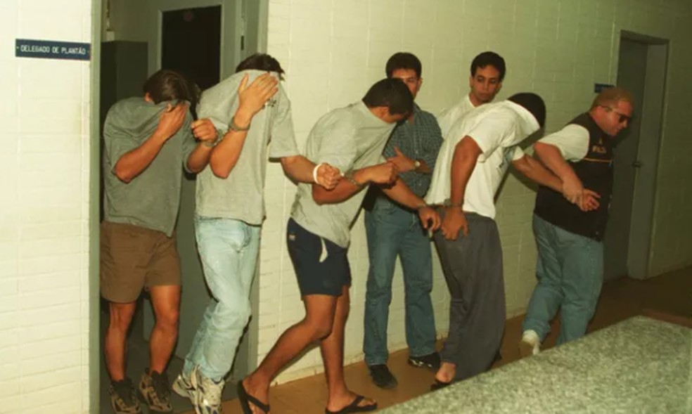 Jovens respons&aacute;veis pela morte de Galdino: "Era pra ser uma brincadeira" &mdash; Foto: Roberto Stuckert Filho/Ag&ecirc;ncia O GLOBO