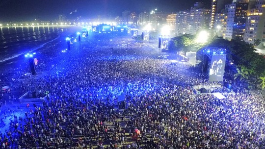 Madonna leva 1,6 milhão a Copacabana e supera recorde histórico dos Rolling Stones em 2006