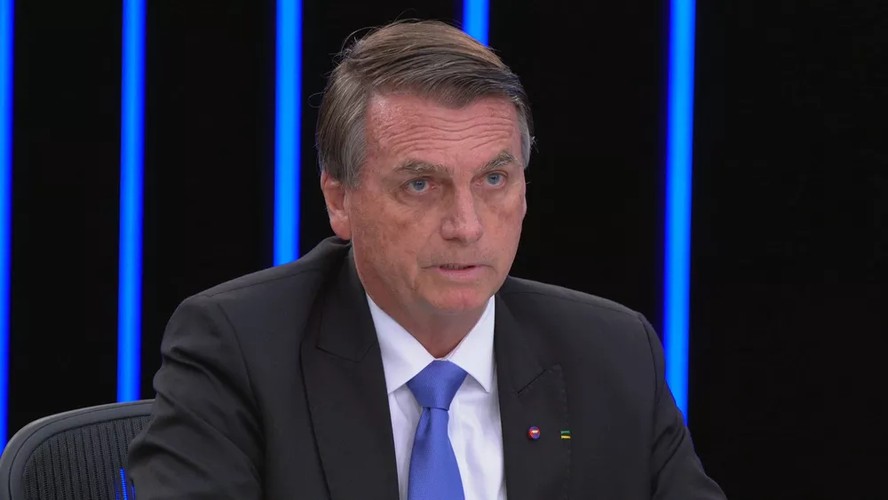 Jair Bolsonaro dá entrevista ao Jornal Nacional