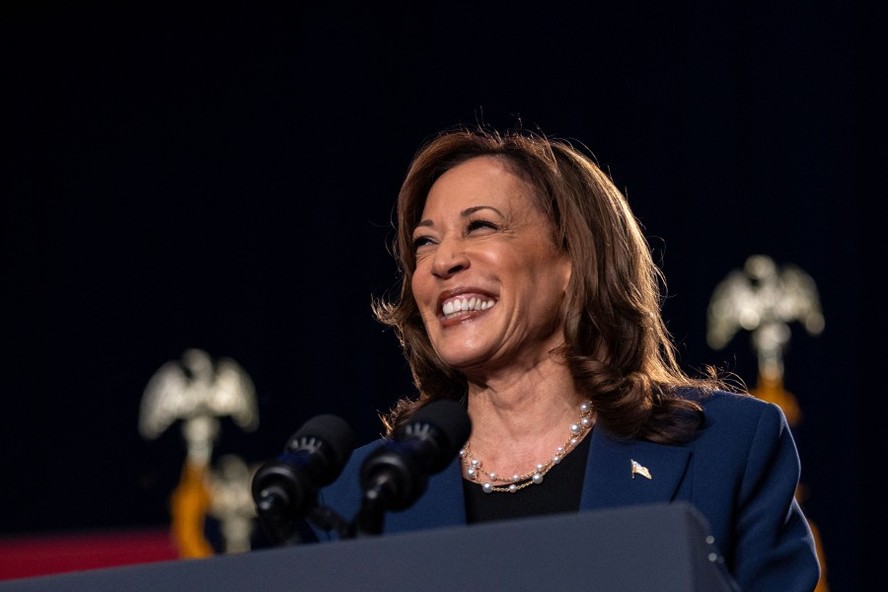 A vice-presidente dos EUA, Kamala Harris