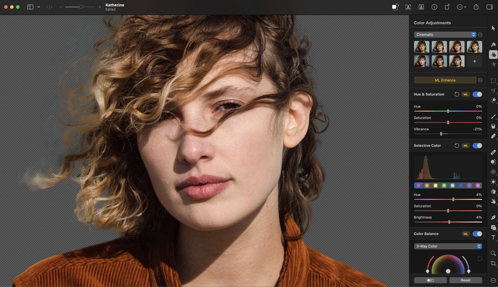 Apple turbina app de edição recém-comprado com funções de inteligência artificial — Foto: Reprodução