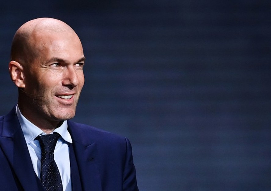 O treinador e ex-jogador francês Zinedine Zidane