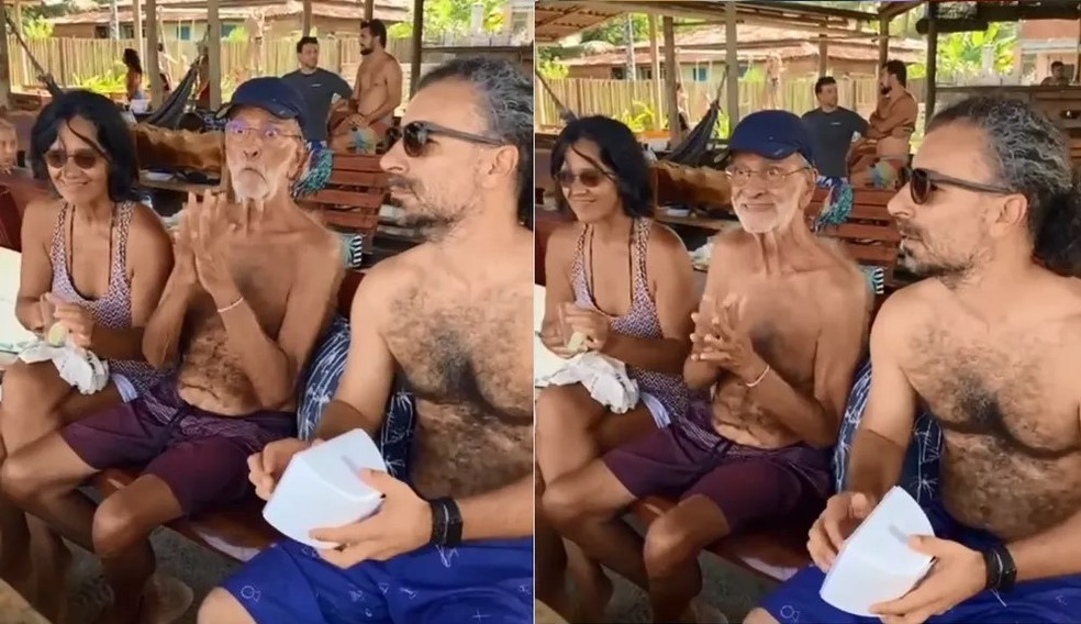 Maurício Kubrusly vive em Serra Grande, no sul da Bahia, desde que foi diagnoticado com demência frontotemporal — Foto: Reprodução/Instagram