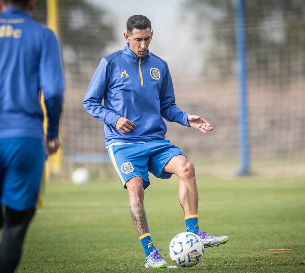 Di Maria retorna ao futebol argentino atuando pelo Rosário Central — Foto: Rosário Central
