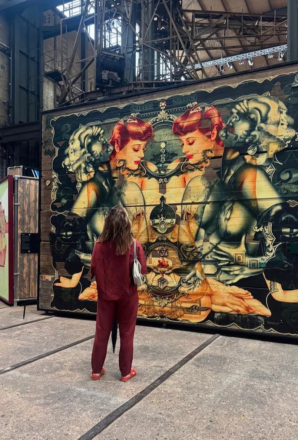 A atriz Guilhermina Guinle em Amsterdam — Foto: Reprodução/Instagram