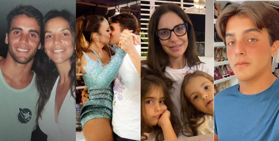 Daniel Cady e Ivete Sangalo estão juntos há 15 anos e têm Marcelo, Marina e Helena — Foto: Reprodução/Instagram