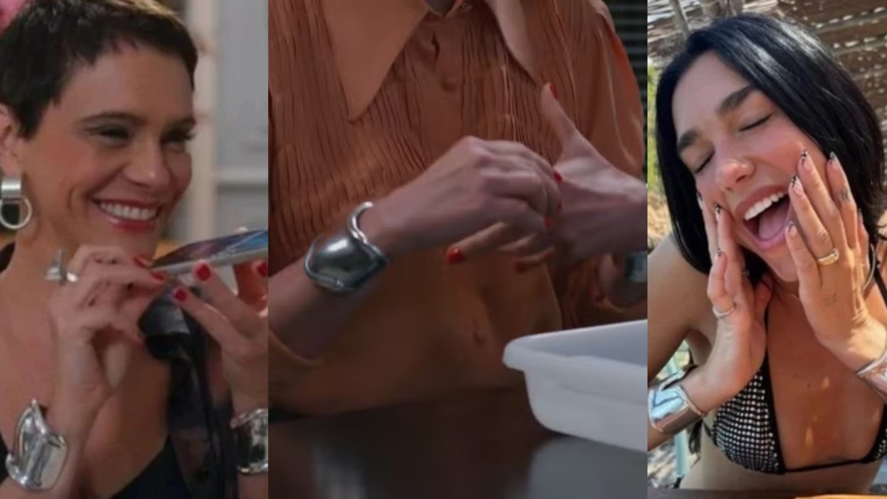 Bracelete usado por Celina em 'Vale Tudo' vira tendência e conquista até Dua Lipa; saiba mais sobre o acessório de luxo