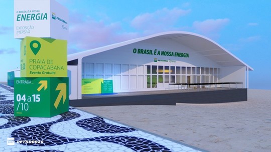 Petrobras, que completa 70 anos, terá exposição imersiva na Praia de Copacabana