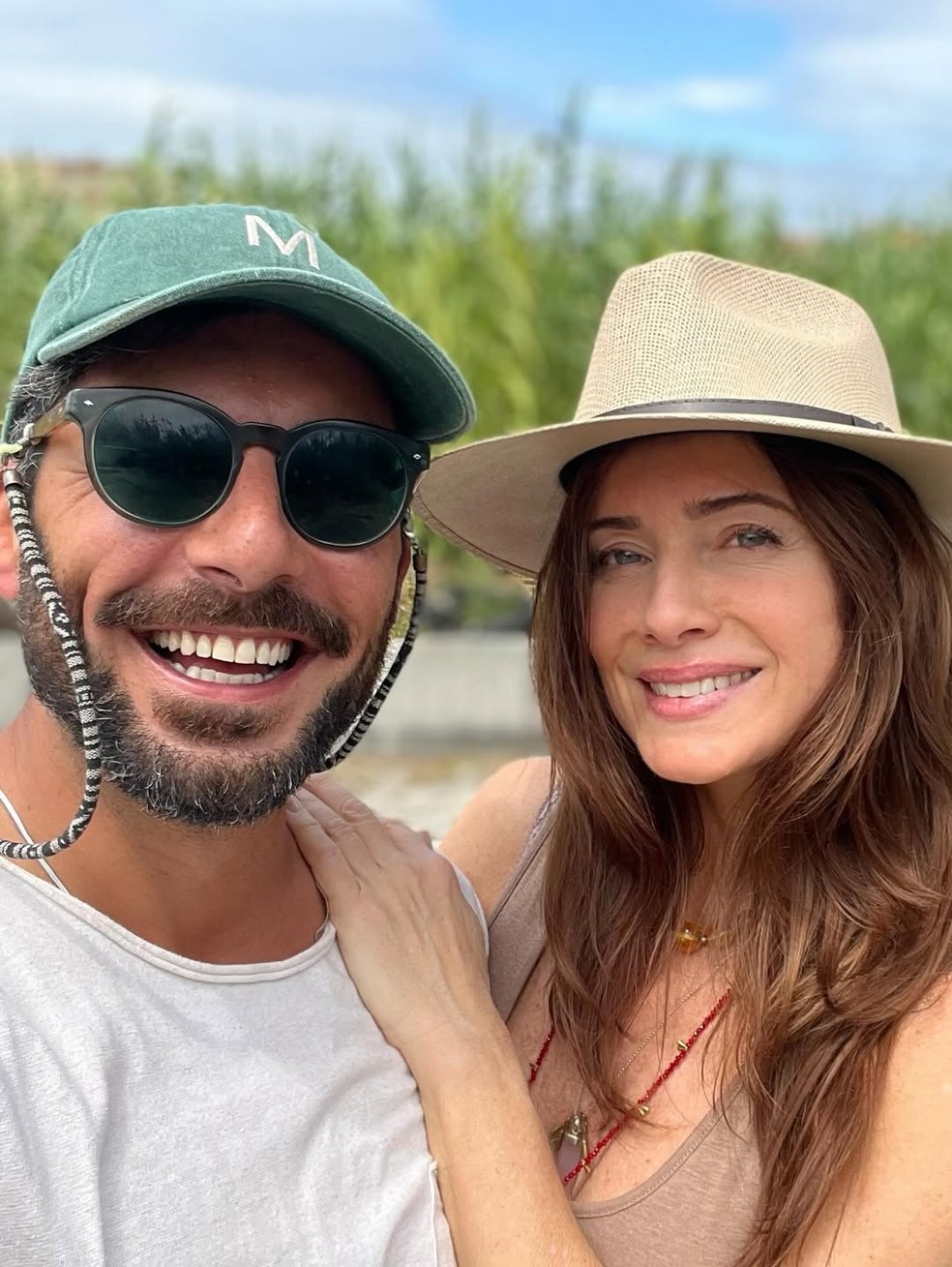 Leticia Spiller e Franclim Mendes da Silva — Foto: Reprodução/Instagram