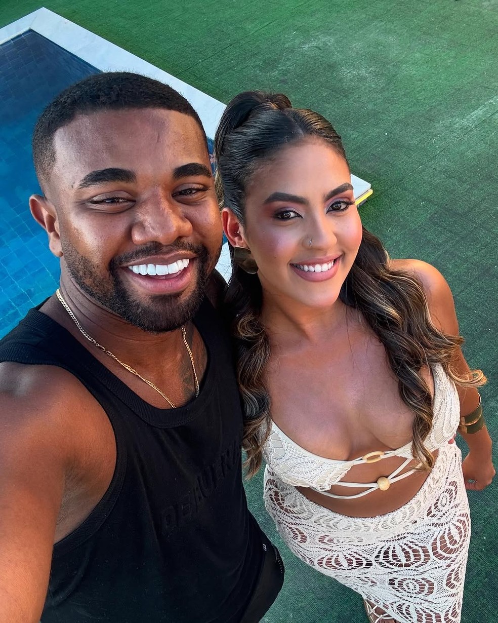 Davi e Adriana Paula — Foto: Reprodução Instagram
