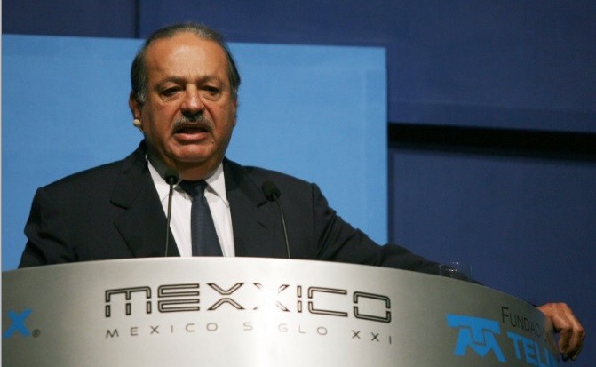 O mexicano Carlos Slim subiu para a 10ª posição da lista de bilionários da Bloomberg com uma fortuna de US$ 85,7 bilhões - Foto Bloomberg — Foto: Susana Gonzalez/Bloomberg