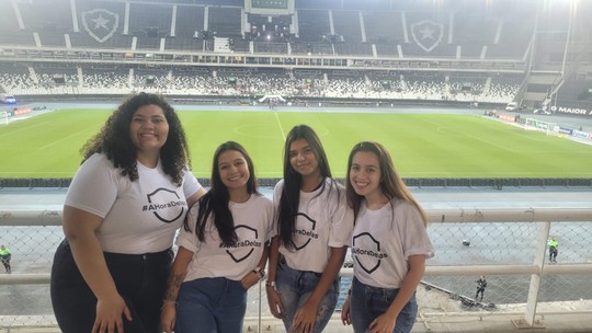 'A Hora Delas': projeto do Botafogo busca valorizar as mulheres e tornar o estádio um ambiente mais seguro