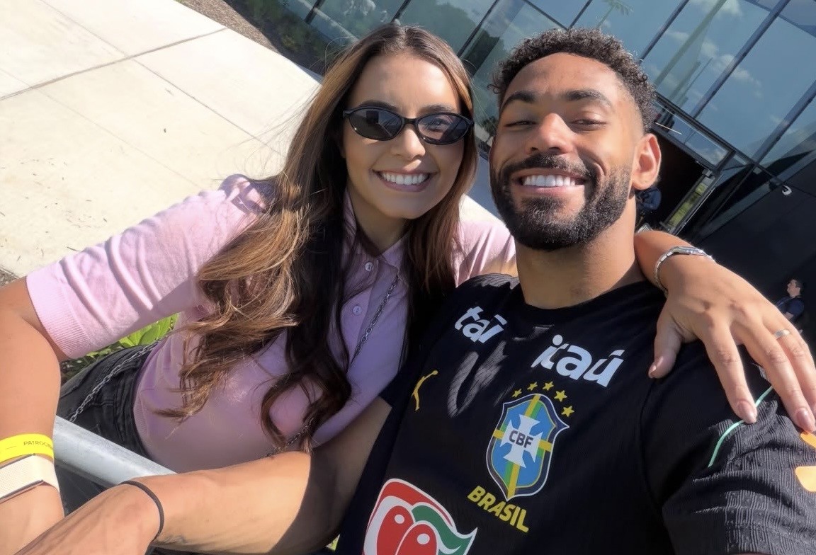 Discreet, lawyer and mother of two: who is Gabi, the wife of Matheus Cunha, who scored two goals for Brazil
