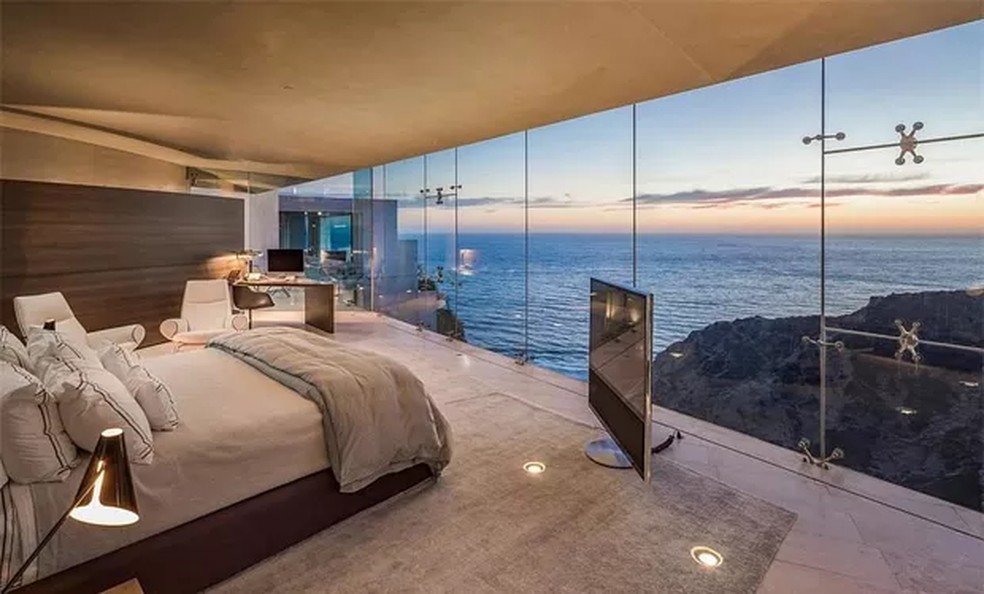Área interna da mansão de Alice Keys — Foto: Zillow Real Estate/Reprodução