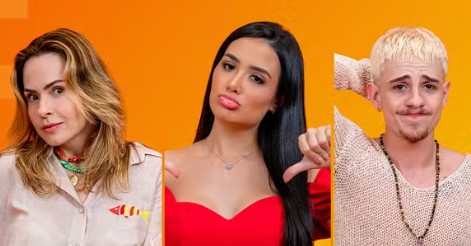 Enquete BBB 26: a pouco mais de 24 horas da eliminação, parcial atualizada aponta quem sai entre Ana Paula, Jordana e Juliano Floss