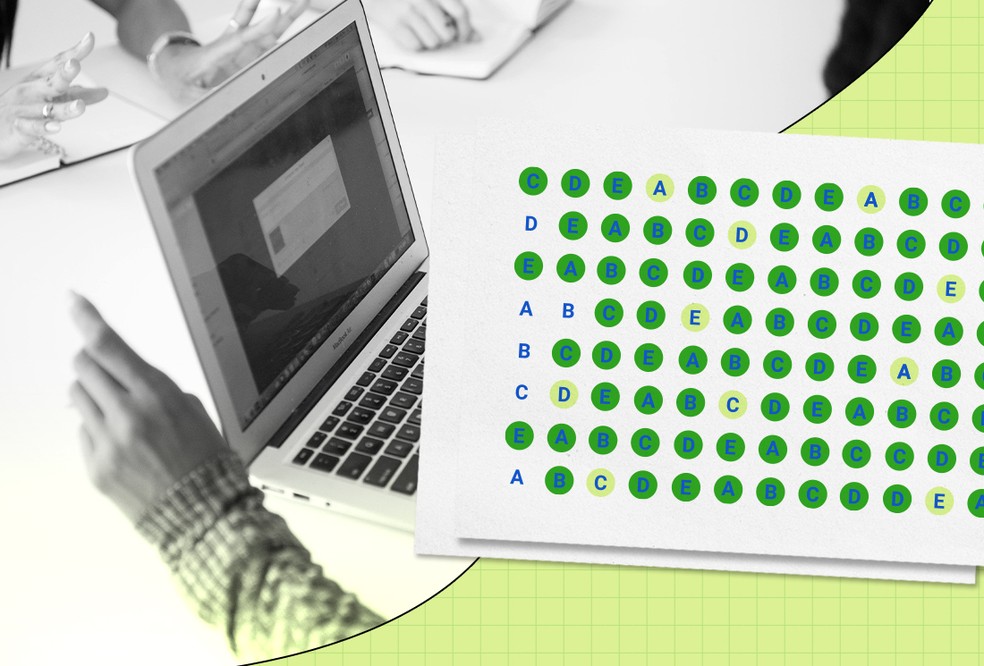 Bloco 8 é para vagas que exigem Ensino Médio — Foto: Arte O Globo