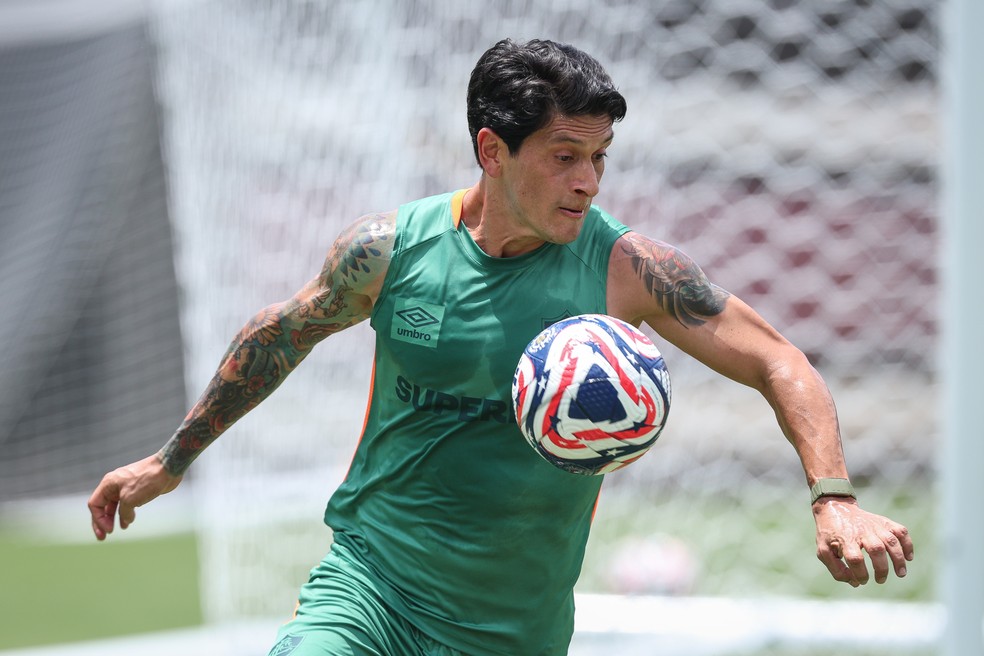 Forma física de Cano impressiona antes da estreia do Fluminense na Copa do Mundo de Clubes — Foto: Marcelo Gonçalves/Fluminense FC