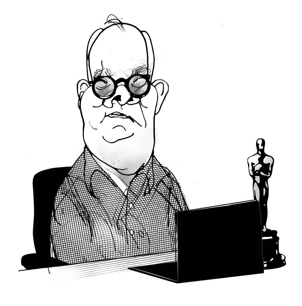 mês terá ainda novos livros de artigos e crônicas de nomes célebres, como Artur Xexéo (na caricatura) — Foto: Cavalcante