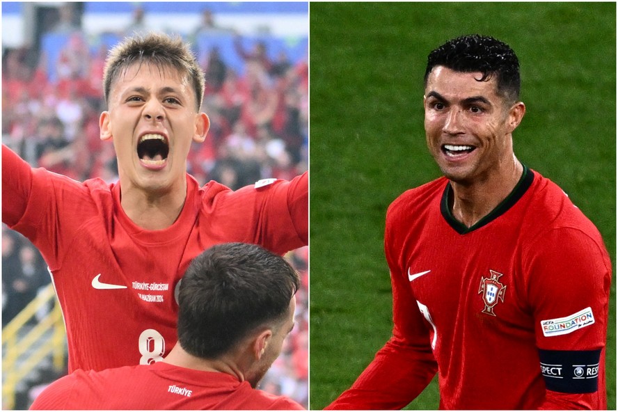 Eurocopa: Turquia e Portugal marca confronto entre promessa Arda Güler e veterano Cristiano Ronaldo