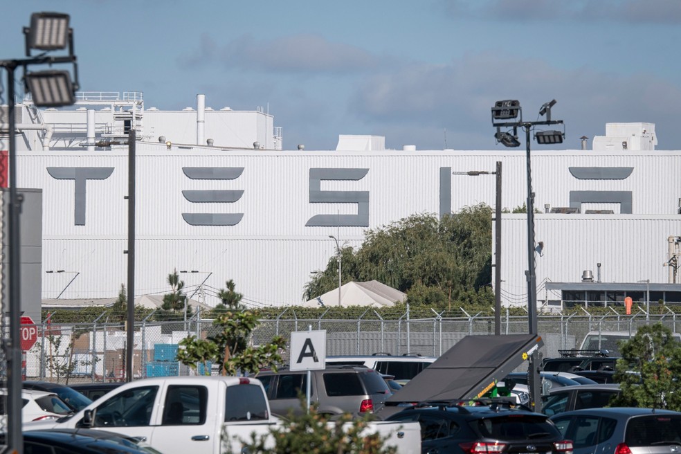 A Tesla cresceu para cerca de 100 mil funcionários em todo o mundo, contratando rapidamente à medida que construía novas fábricas em Austin, no Texas, e Berlim. — Foto: Bloomberg