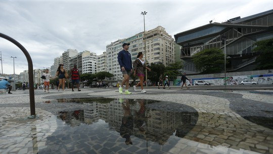 Domingo de chuva e tempo fechado no Rio