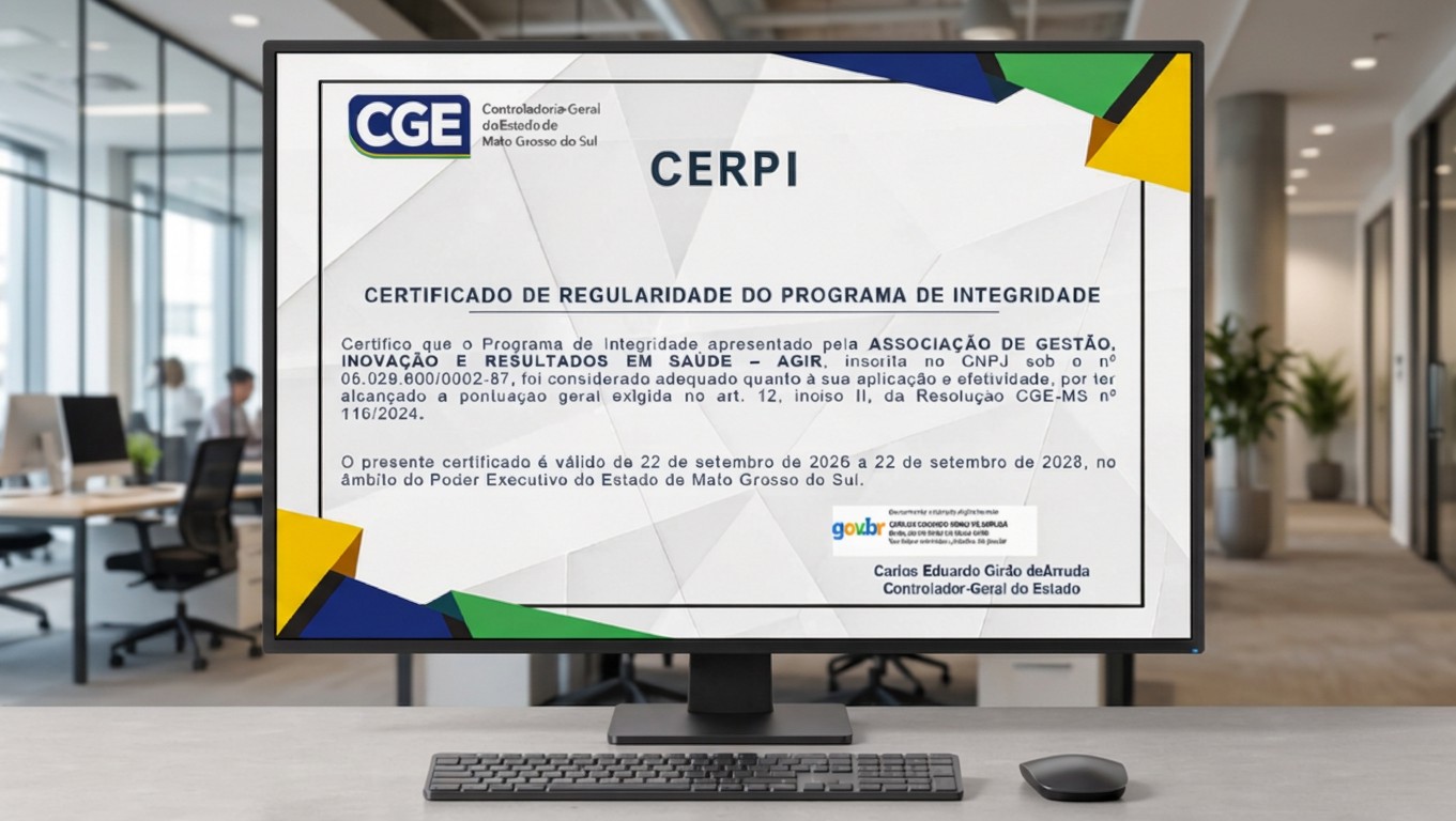 Agir conquista certificação em programa de integridade