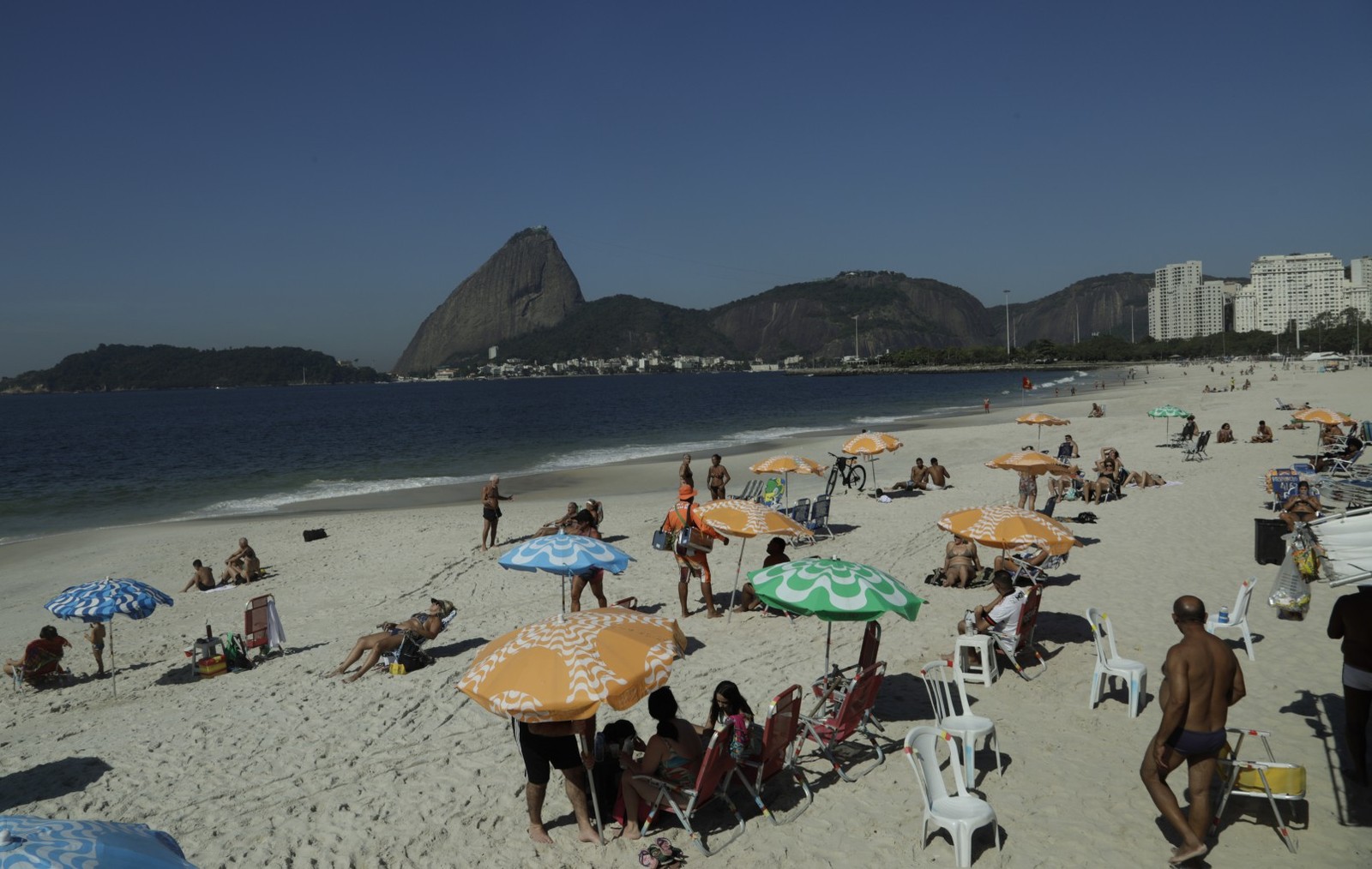  Praia do Flamengo. Foto: Gabriel de Paiva / Agência O Globo