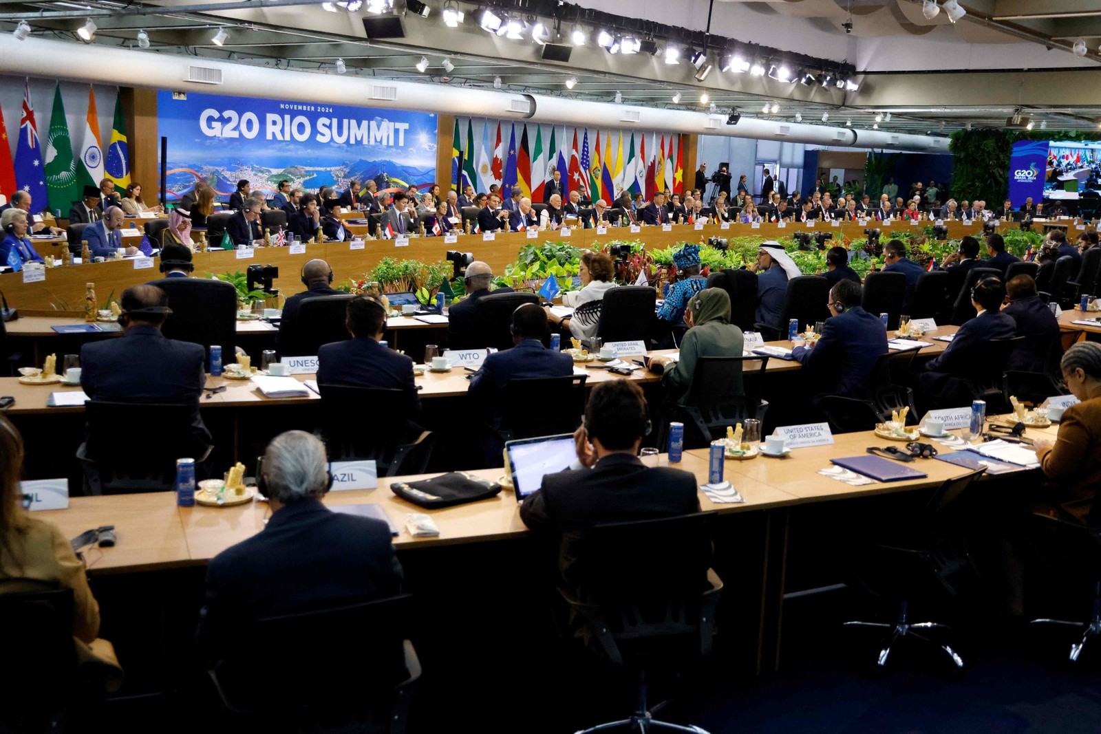 Países do G7 pressionam, mas Brasil resiste em reabrir texto da declaração do G20 sobre guerra na Ucrânia — Foto: Ludovic MARIN / AFP