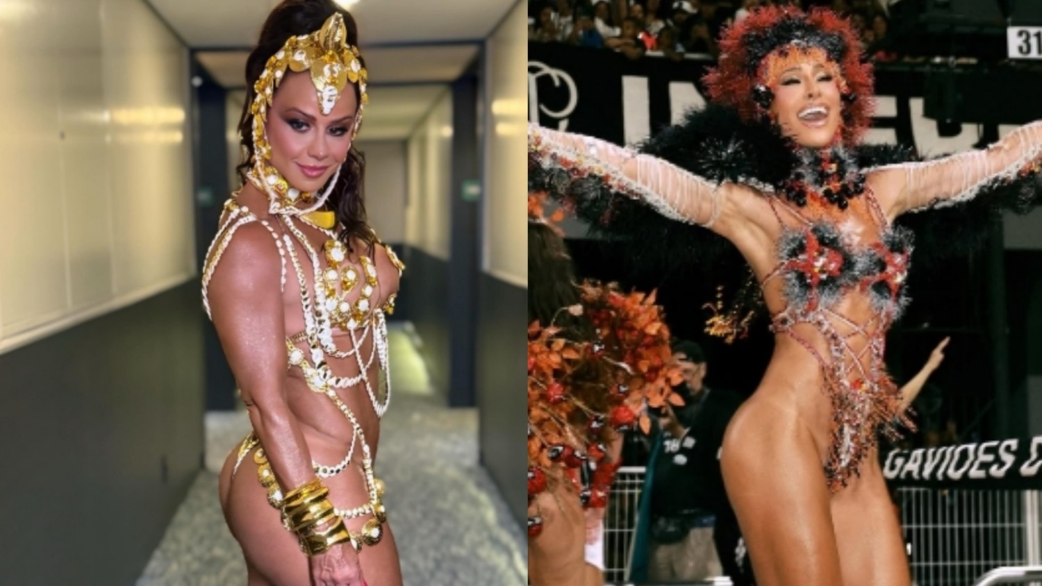 Entenda por que a maratona de carnaval de Sabrina Sato e Viviane Araujo equivale ao gasto calórico de um triatlo