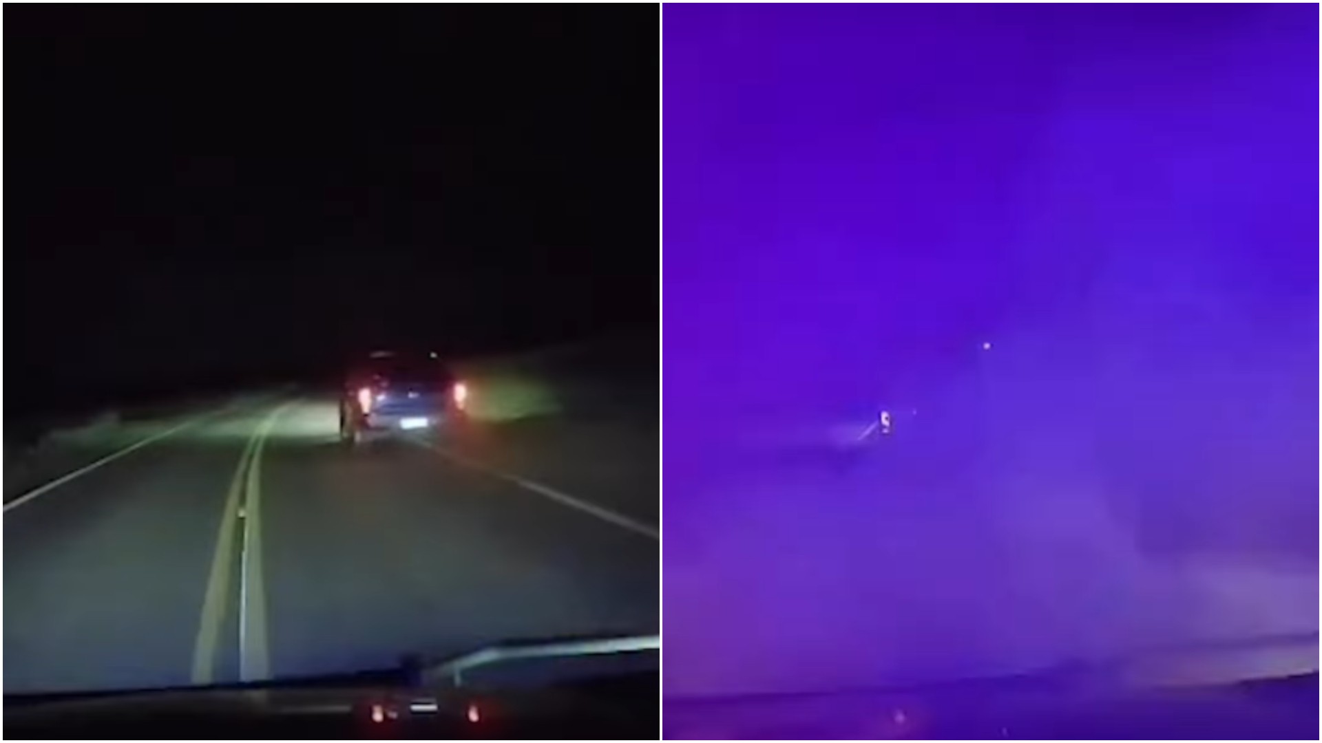 Motorista usa lançador de fumaça em tentativa de fuga da PRF no Paraná; vídeo
