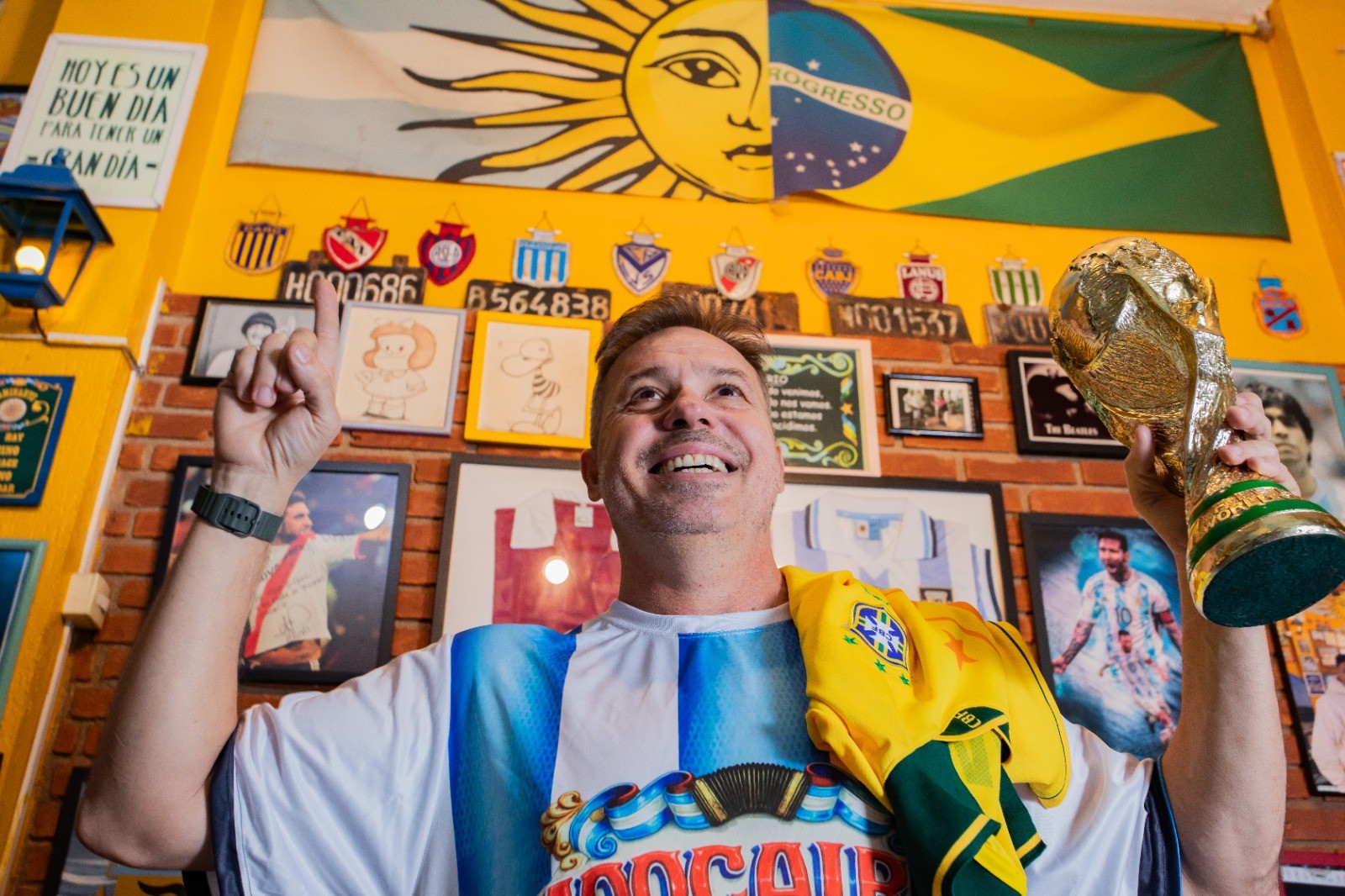Bar na Mooca reforça segurança após polêmica de torcedores do Brasil pela Argentina