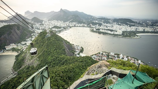 Saiba como será a tirolesa de 755 metros no Pão de Açúcar, cartão-postal do Rio