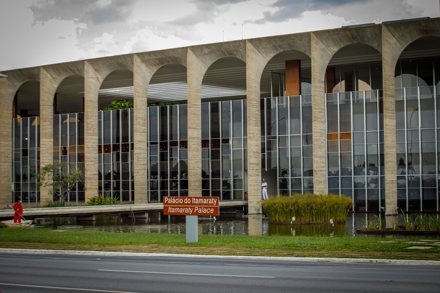 O Palácio do Itamaraty, em Brasília