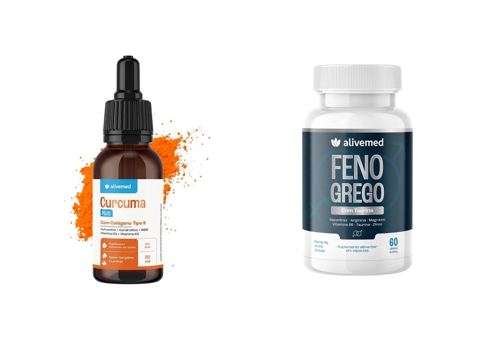 Anvisa determina recolhimento dos suplementos Cúrcuma Plus e Feno Grego, da Alivemed; entenda