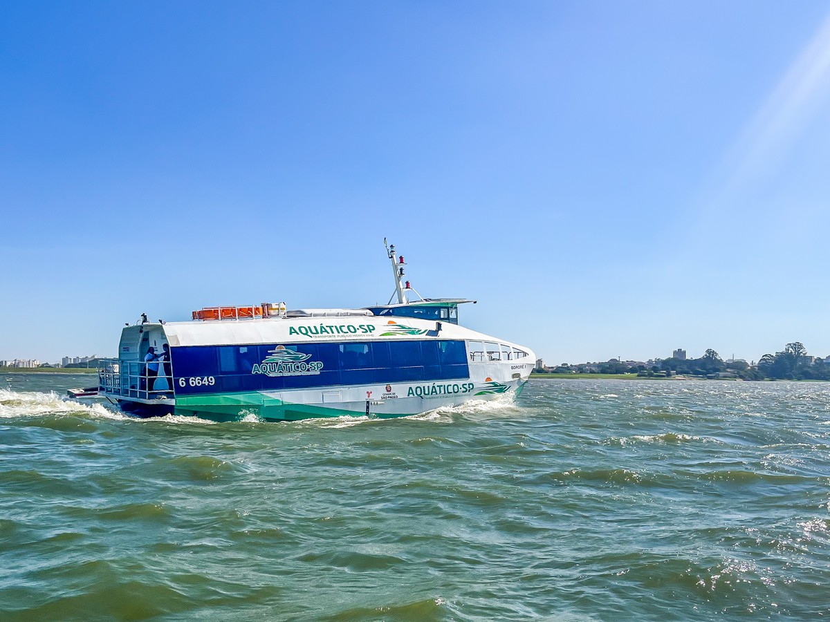 Aquático, transporte hidroviário de SP, começa a operar de forma parcial